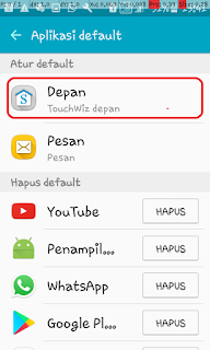 menjadikan launcher terminal