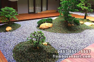 Taman Minimalis Tanpa Rumput