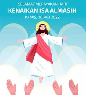 kartun ucapan selamat hari kenaikan isa almasih 2022