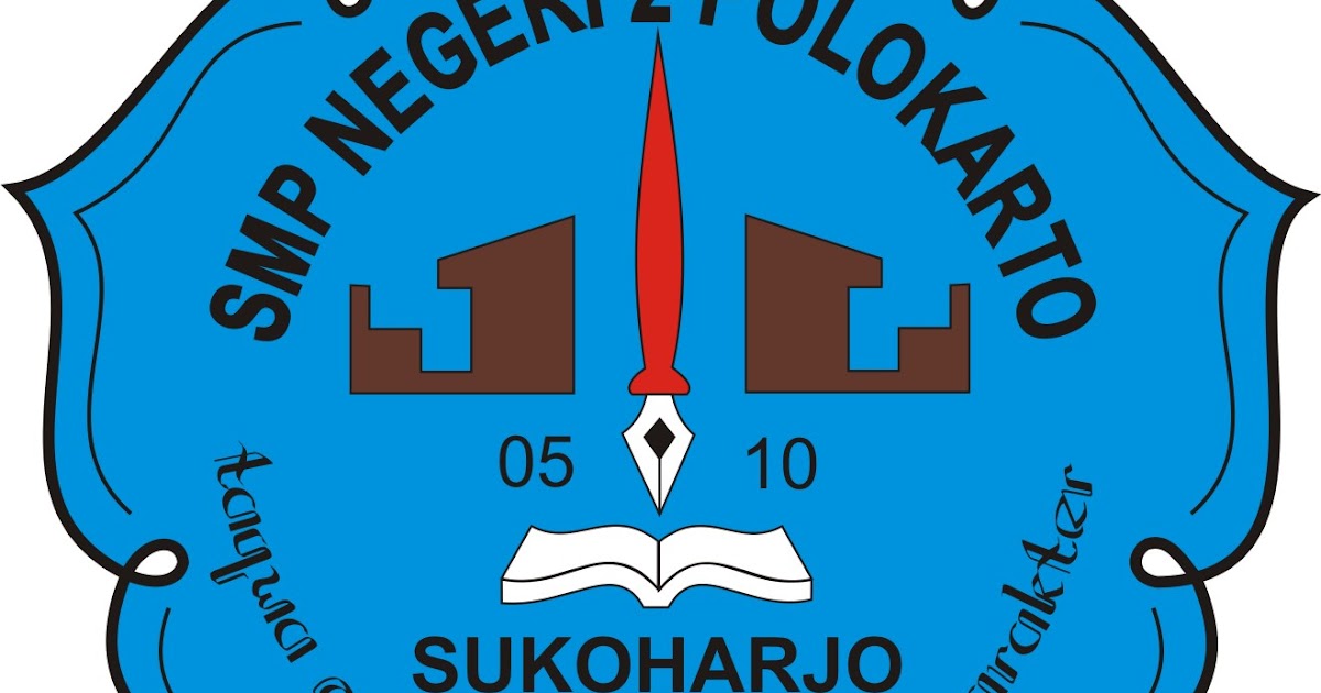 SMP Negeri 2 Polokarto Sukoharjo Logo dan makna Logo SMP 