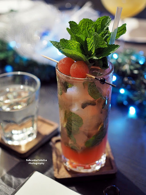 FRESH OFF THE BOAT Watermelon, lime, mint, soda RM 32