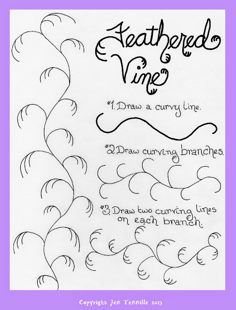 Feathered Vine Doodle Tutorial