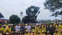 Danlanal Bintan Bersama Jajaran Forkopimda Bintan Turut Serta Lepas Kontingen POPDA IX Kabupaten Bintan