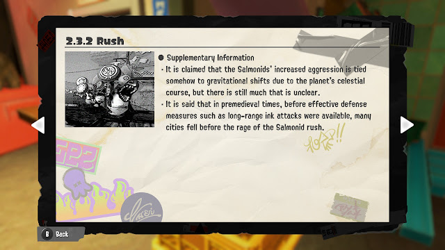 Splatoon 3 Salmon Rush Run Salmonid employee handbook Grizzco