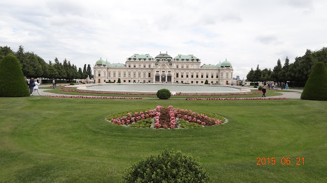 Palácio de Belvedere em Viena Áustria