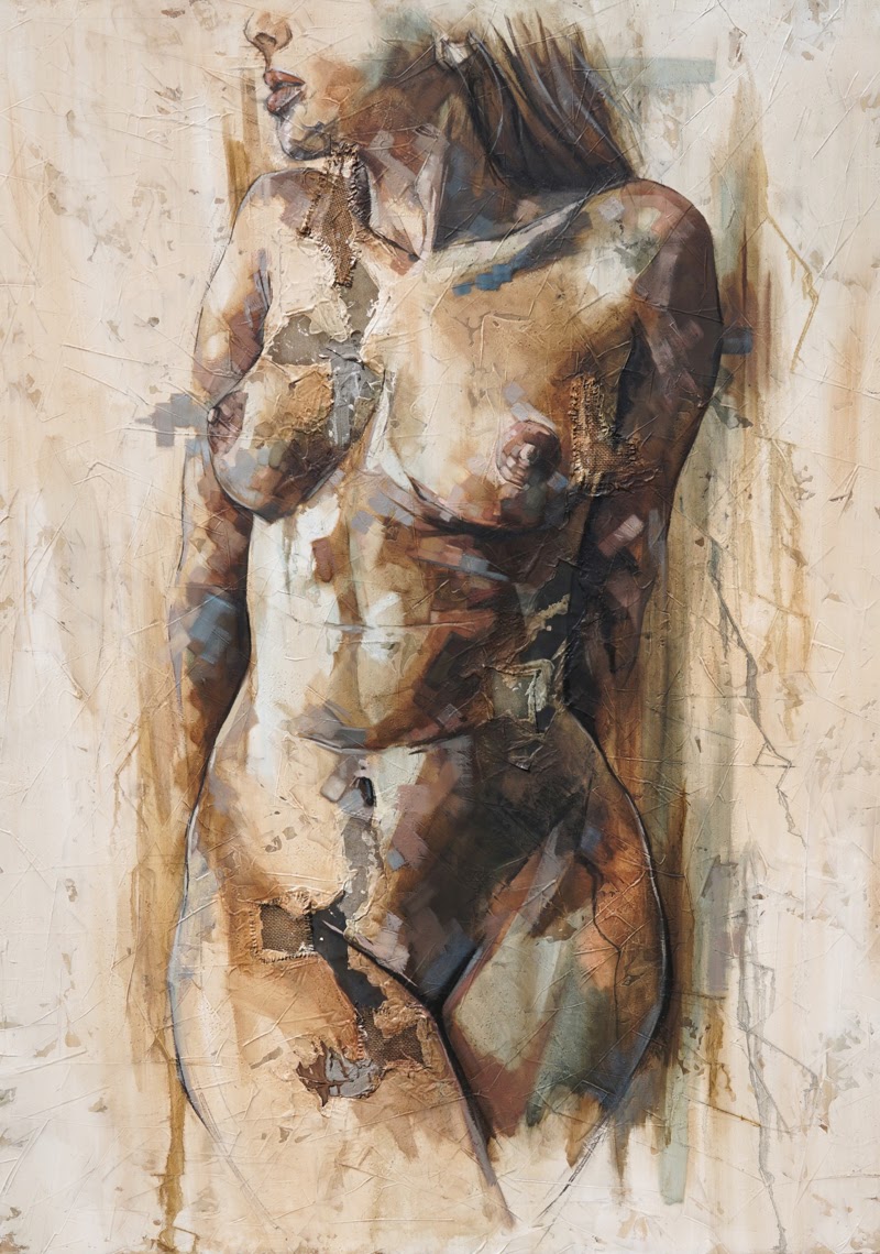 Nude Figurative Paintings by Francisco Jose Jimenez.