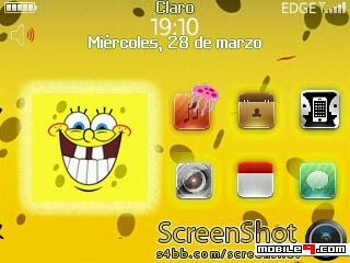 Tema BlackBerry 8520 Sponge Bob Download Tema BlackBerry 8520 Gratis 2012