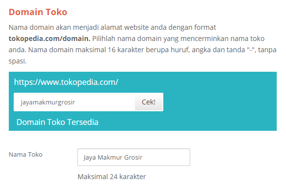 Cara Mudah Buka Toko Online di Tokopedia.com, step by step 