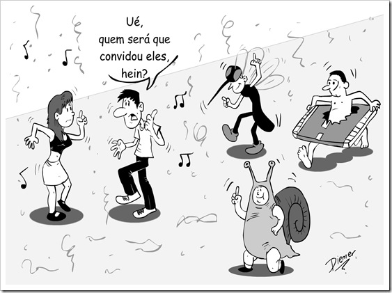 Charge Aurici - Baile de Carnaval