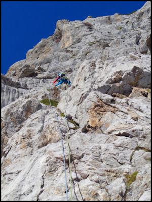 Escalando la Grieta Sur Este de la Torre de Altaiz