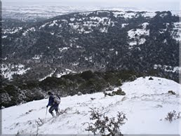 Descenso desde la punta sur de Arrato