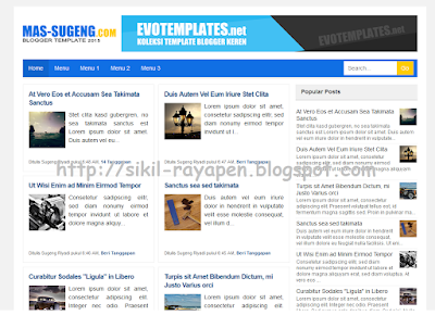 Mas Sugeng 2015 Blogger Template