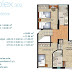 Planos de Departamento duplex de 132m2