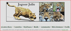 jaguarjulie website index page september 2016