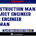 UAE Jobs-Construction Manager-Project Engineer-Site Engineer-Foreman