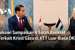 Jokowi Sampaikan 4 Saran Konkret terkait Krisis Gaza di KTT Luar Biasa OKI