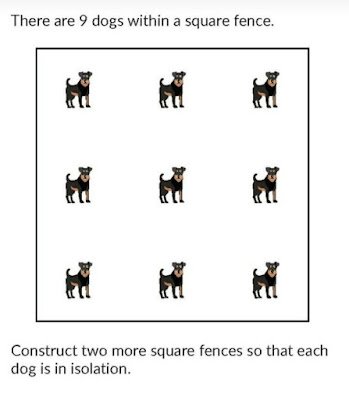 Puzzle with Answer 9 dogs