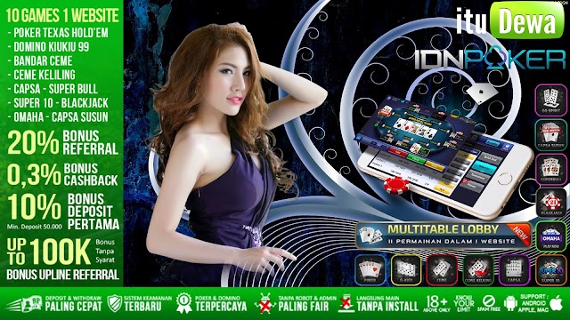 JACKPOT DOMINO TERJELAS - DAPATKAN JACKPOT POKER TERJELAS HANYA DI ITUDEWA