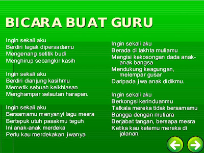 Bahasa Melayu Tingkatan 2: Bicara Buat Guru