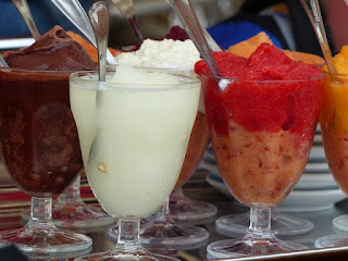 ice cream granita fruit