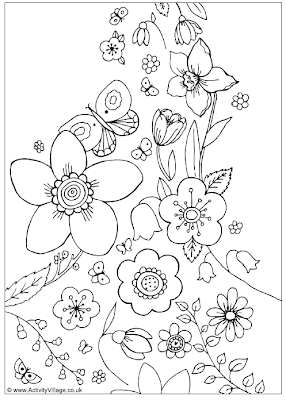 Spring Coloring Pages