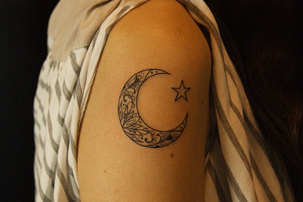 tatuagem lua