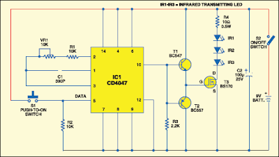 long range IR transmitter