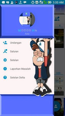 Aplikasi BBM Toon Animasi 3D