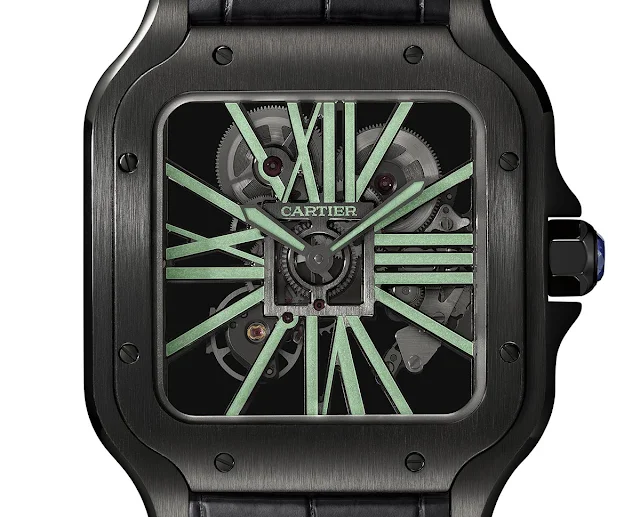 Santos de Cartier Skeleton Noctambule