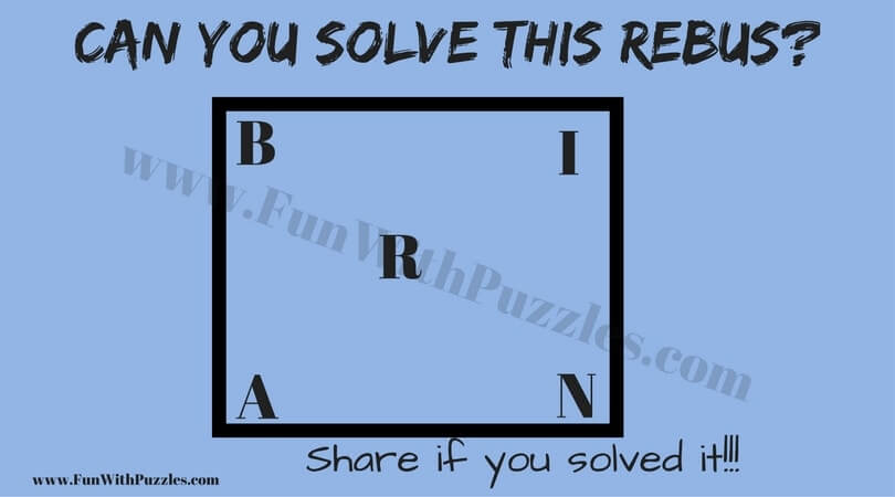 Rebus Puzzles For Adults With Answers