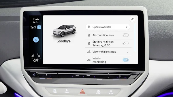 Volkswagen lança atualizações Over-the-Air para a família ID de carros elétricos