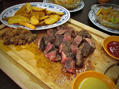 New Ubin Seafood, beef