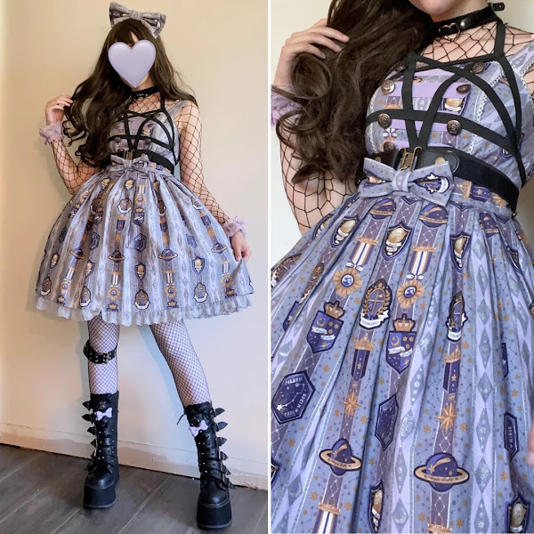 experimental lolita fashion look