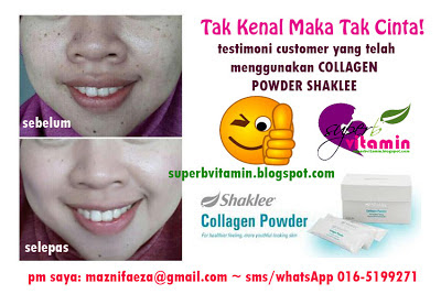 testimoni collagen powder shaklee