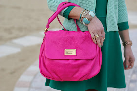 Marc by Marc Jacobs lil ukita bag, pop pink little ukita Fashion and Cookies, fashion blogger