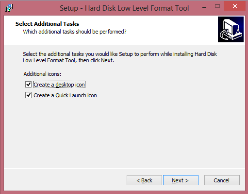 Setup HDD Guru Low Level Format for Windows