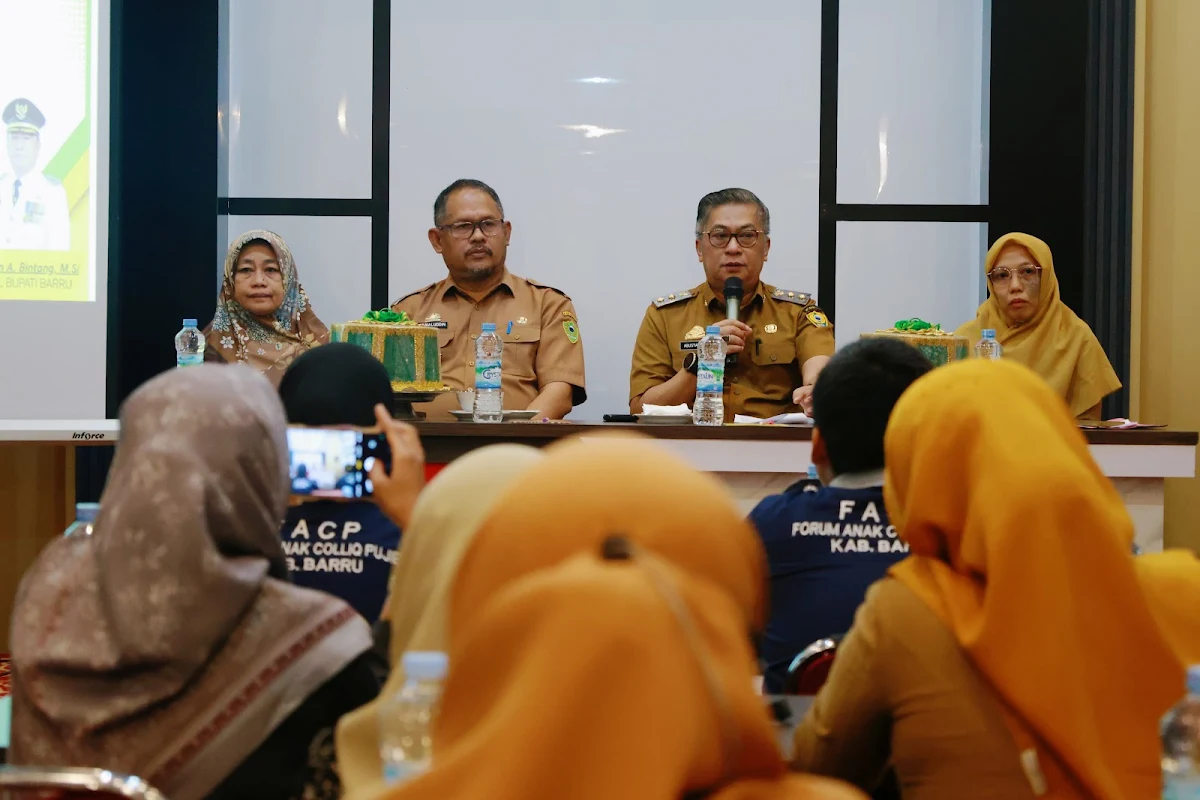 Wakil Bupati Barru Membuka Pelatihan Perlindungan Anak