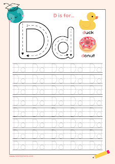 TRACING LETTER D