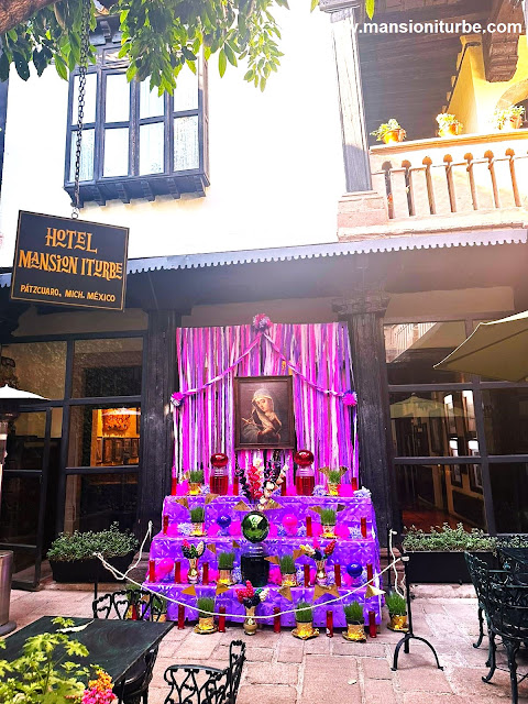 Altar de Dolores at Mansion Iturbe in Pátzcuaro, Michoacan, Mexico