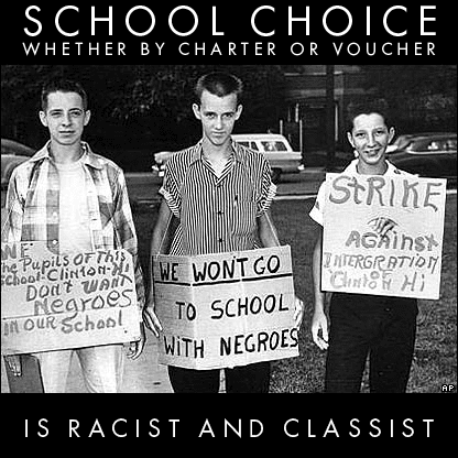 Image result for big education ape charter schools segregation