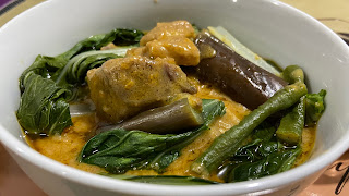 Beef and Ox tripe kare kare