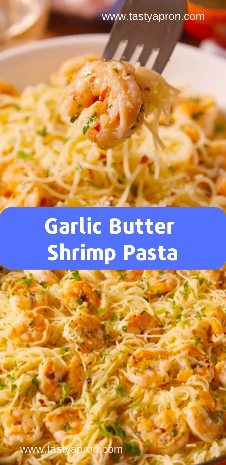 Garlic Butter Shrimp Pasta Recipe - Joki's Kitchen