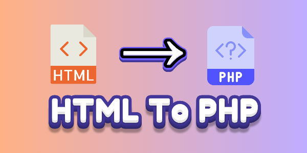 Convert HTML To PHP Online