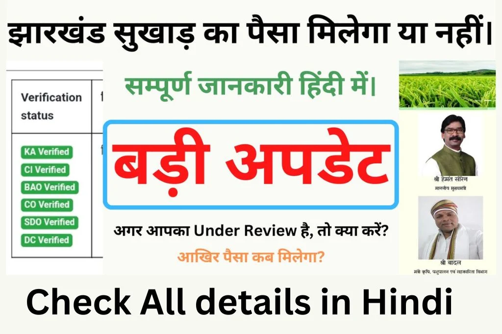 झारखण्ड मुख्यमंत्री सुखाड़ राहत योजना का पैसा कब आएगा ? आएगा या नहीं कैसे चेक करें ?