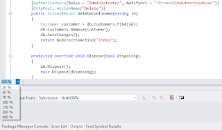 Zooming Visual Studio 2012 Code Editor