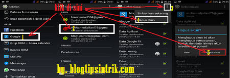 2 Cara Menghapus dan Mengganti Akun Gmail Pada Android