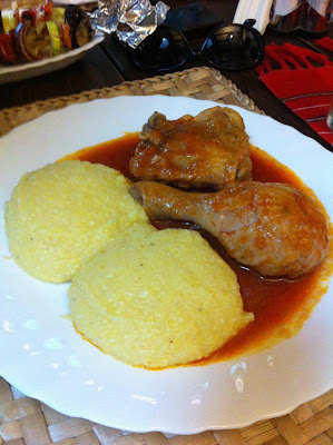 Roumanie polenta poulet tomate Romania