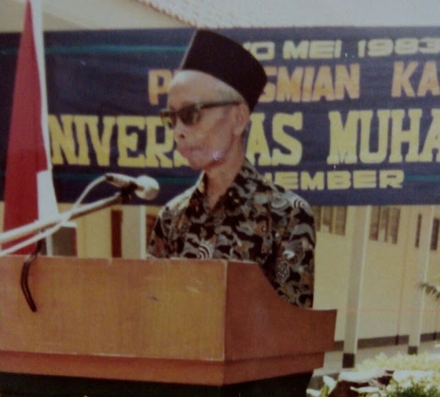 KH. Ahmad Zainuri tokoh Muhammadiyah Jember