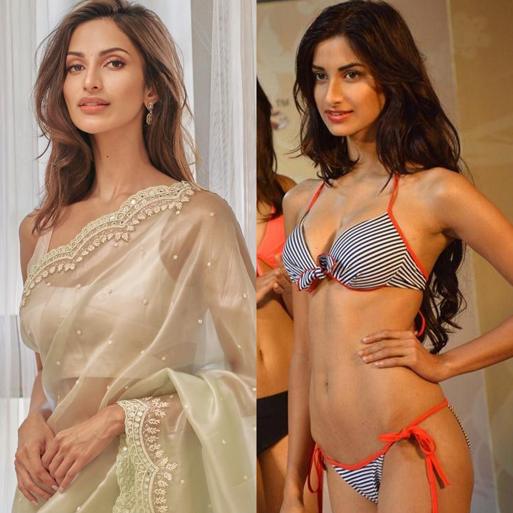 Diksha Singh saree vs bikini hot actress