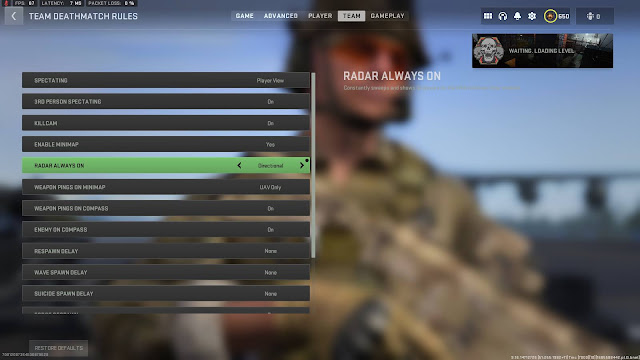 Proposed Armored Firing Range for Warzone Rank Practice